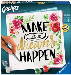 Ravensburger dipingere con i numeri CreArt Make Your Dreams Happen - kit creativo hobby