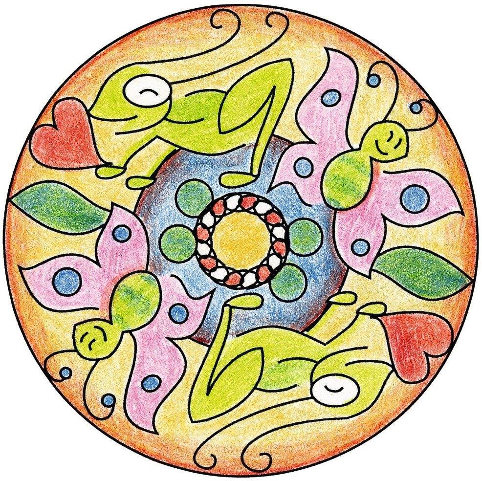Ravensburger Romantic Mini Mandala spirografo per bambini