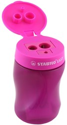 Stabilo temperamatite - temperamatite ergonomico 3 in 1 destrorso rosa