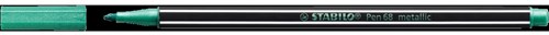 Stabilo pennarello premium verde metallizzato - Pen 68 effetto metallico