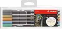 STABILO pennarelli metallici set 6 pezzi - Pen 68 per disegni creativi