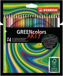Stabilo matite colorate FSC certificate ARTY astuccio 24 colori