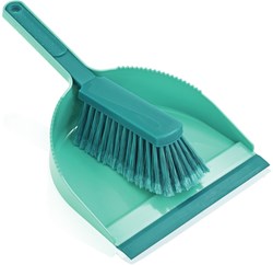 Leifheit paletta e scopino - set pulizia classic plastica turchese