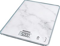 Leifheit bilancia da cucina digitale effetto marmo - fino a 5 kg - precisa