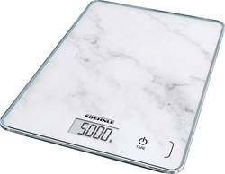 Leifheit bilancia da cucina digitale effetto marmo - fino a 5 kg - precisa