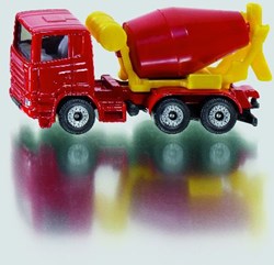 Siku camion betoniera giocattolo - veicolo da costruzione realistico
