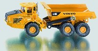 Siku Volvo veicolo da cantiere dumper 1:87 giallo con cassone ribaltabile