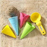Spielstabil giocattolo da sabbia cono gelato pastello – stampo per sabbia per bambini-3