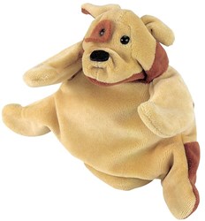 Beleduc burattino cane peluche teatro gioco di ruolo