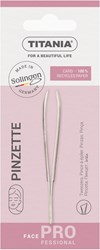Titania pinzetta 8cm inclinata - pinzetta di precisione per la cura della pelle