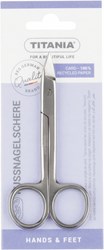 Titania forbici per unghie dei piedi acciaio inox 11 cm cura delle unghie
