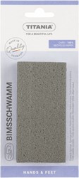 Titania pietra pomice accessorio cura 10x5x2,5cm per pelle liscia