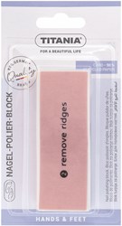 Titania blocco lima per unghie 4 lati per unghie brillanti 9x3x3,5cm