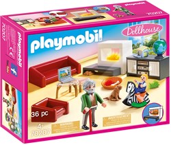 Playmobil Dollhouse Huiskamer met openhaard