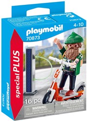 Playmobil Personaggio Hipster con monopattino elettrico 16 pezzi vita in città