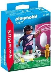 Playmobil giocattolo sportivo Special Plus Calciatrice con parete bersaglio 8 pezzi