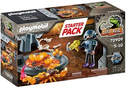 Playmobil Dino Rise Starterpack avventura scorpione di fuoco - set giocattolo
