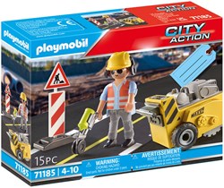 Playmobil Gift Sets Bouwvakker met randensnijder