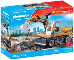 Playmobil escavatore - grande veicolo da cantiere giocattolo