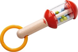Haba strumento musicale bastone sonaglio giocattolo in legno colorato