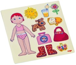 HABA Set da gioco magnetico Vesti la bambola Lilli