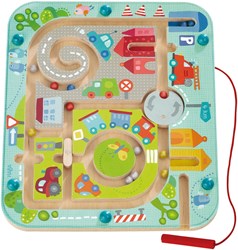 Haba gioco magnetico labirinto della città giocattolo in legno motricità