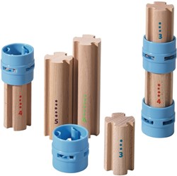 Haba Kullerbü pista per biglie - set di espansione colonne - divertimento creativo