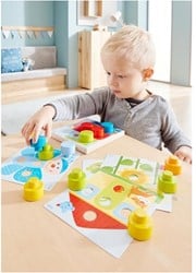 Gioco di inserimento HABA Mondo colorato