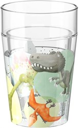 Haba bicchiere glitter dinosauri - bicchiere per bambini con glitter e dinosauri