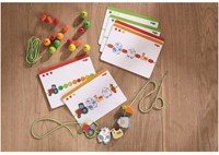 Haba gioco da infilare Amici della fattoria giocattolo educativo animali-3