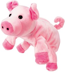 Beleduc marionetta maiale deluxe peluche teatro giocattolo