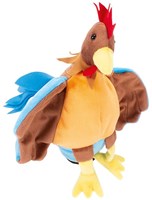Beleduc burattino gallo peluche teatro dei burattini giocattolo