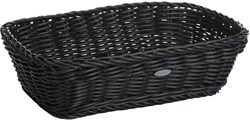 Westmark cestino pane plastica rettangolare nero 31x21x9cm cucina