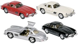 Goki Mercedes-Benz 300SL auto giocattolo metallo 1:36 modello retrò