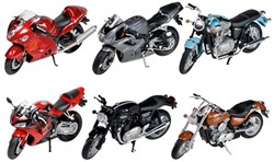 Goki moto die-cast 1:18 modellino giocattolo moto