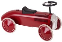 Goki auto cavalcabile - rosso veicolo per bambini con ruote in gomma