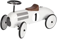 Goki auto cavalcabile - bianca - veicolo cavalcabile per bambini - giocattolo