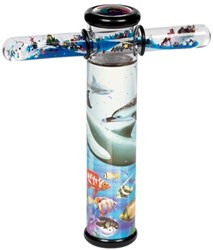 Goki caleidoscopio giocattolo delfino con bacchetta magica blu