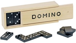 Goki gioco domino scatola in legno 28 tessere giocattolo classico
