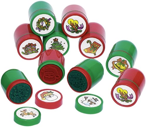 Goki set timbri natalizi - divertimento creativo per bambini