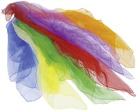 Goki foulard magici - set di sciarpe colorate per bambini giocolieri