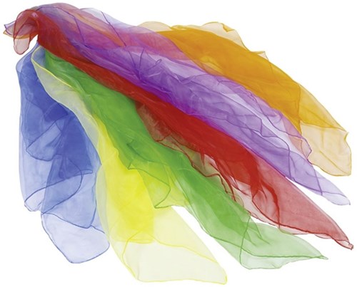 Goki foulard magici - set di sciarpe colorate per bambini giocolieri