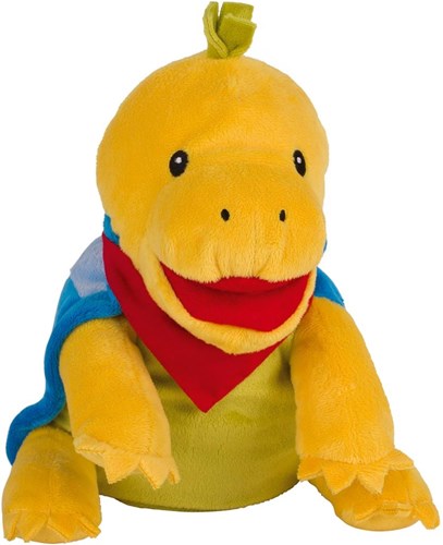 Goki marionetta a mano tartaruga Lisi - peluche 25 cm giocattolo-2