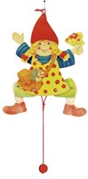 Goki burattino ragazza - giocattolo in legno colorato decorazione