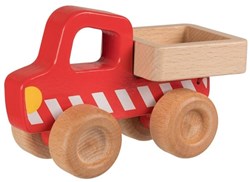 Goki camion ribaltabile in legno giocattolo FSC certificato
