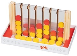 Goki gioco di strategia Forza 4 educativo formato viaggio bambini