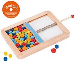 Goki gioco Mikado con dischi - gioco di abilità in legno per bambini