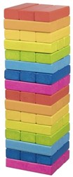Goki gioco di abilità torre arcobaleno giocattolo in legno