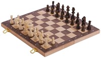Goki scacchiera in legno - gioco da tavolo strategico in valigetta