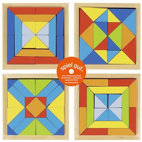 Goki puzzle - mondo delle forme, giocattolo educativo, colorato